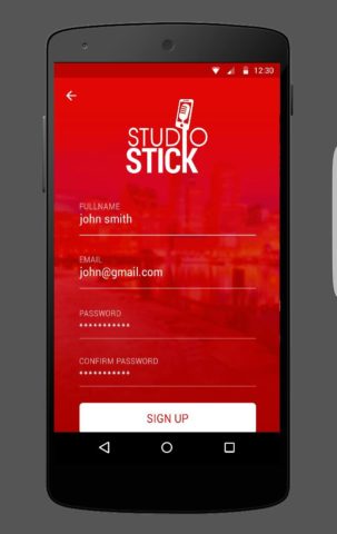 Studio Stick Mobile App