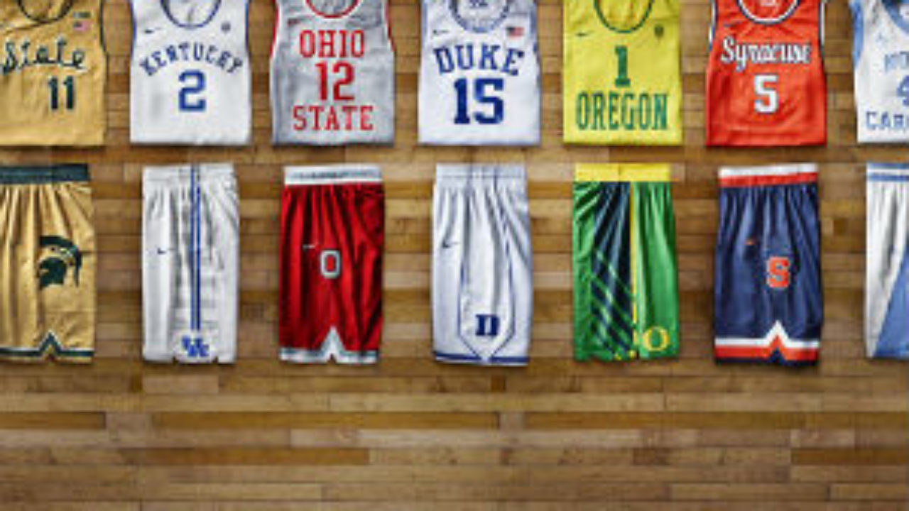 Nike Releases Photo of New 'Old' College Basketball Uniforms