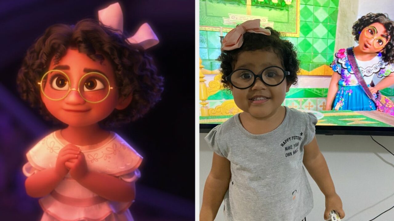 It S Me Mommy Two Year Old Adorably Connects With Disney Encanto S Mirabel Character