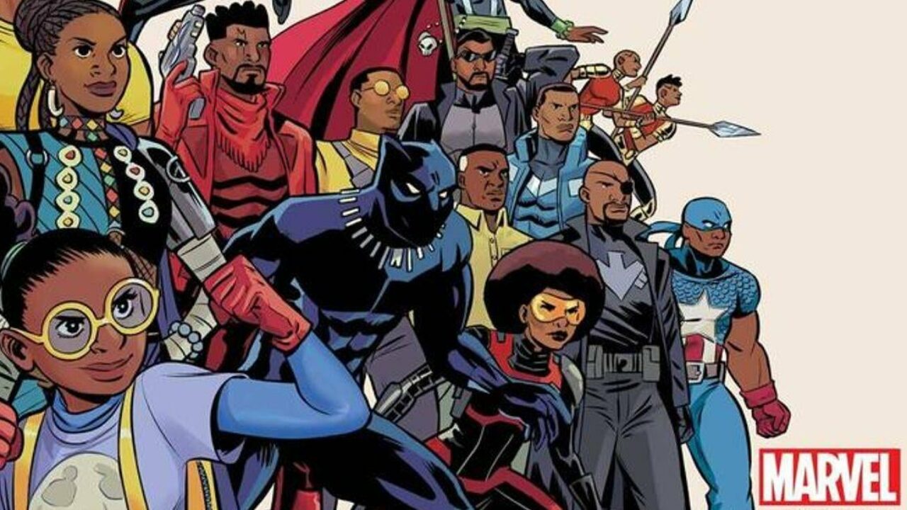 Super Heroes Cartoon Porn Ebony - My Super Hero Is Black' Celebrates The History Of Marvel's Black Super  Heroes And Creators