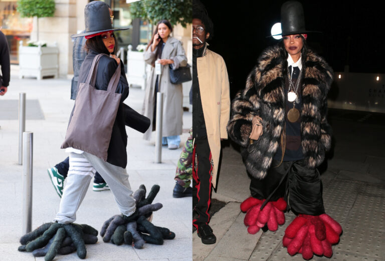 Erykah Badu’s New Couture Footwear Line Is Actually ‘Sea Anemone Leg Warmers’