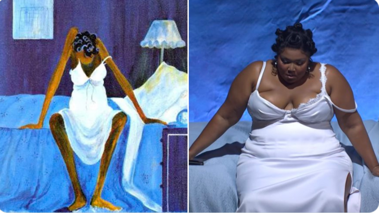 Lizzo Pays Tribute to Annie Lee's 'Blue Monday' Painting in Emotional SNL  Performance
