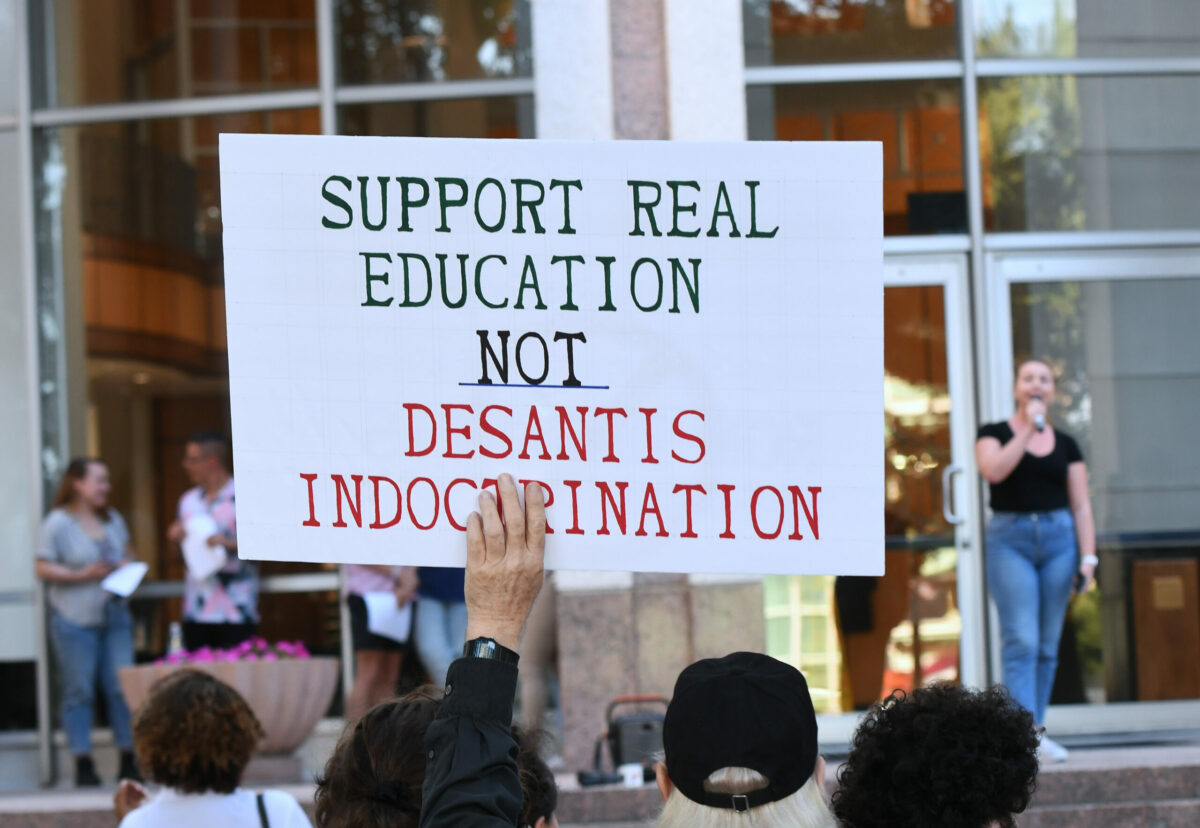 protestors, social studies, curriculum, march, Florida, miami