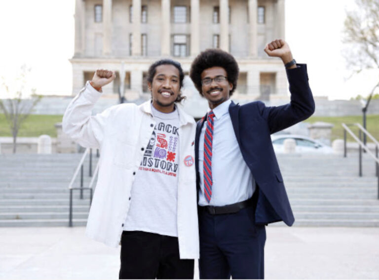 Justin Jones and Justin J. Pearson, Tennessee democrats, house lawmakers