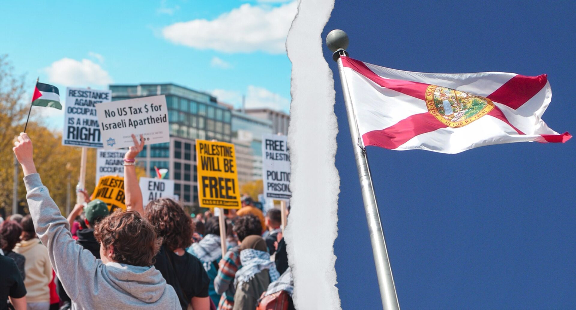 Pro-Palestinian Protest, Florida ban