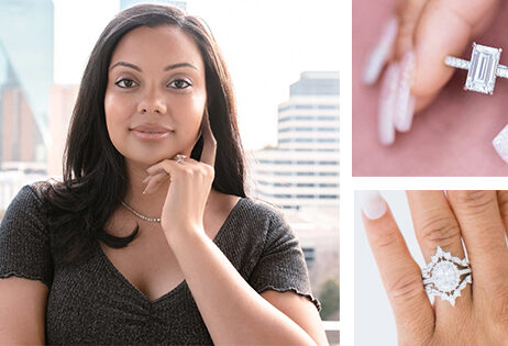 Jasmine Carter, Balacia, a Black-owned custom jewelry brand, engagement rings
