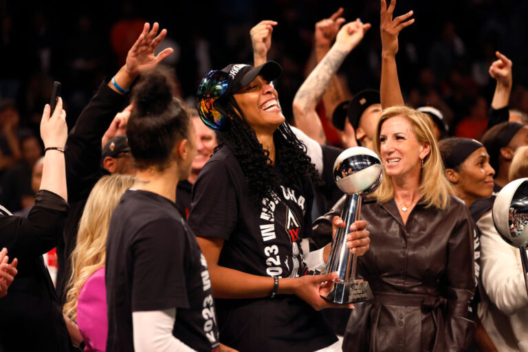 A'Ja Wilson, Las Vegas Aces, WNBA finals, championship, win, titles, back to back, historic win