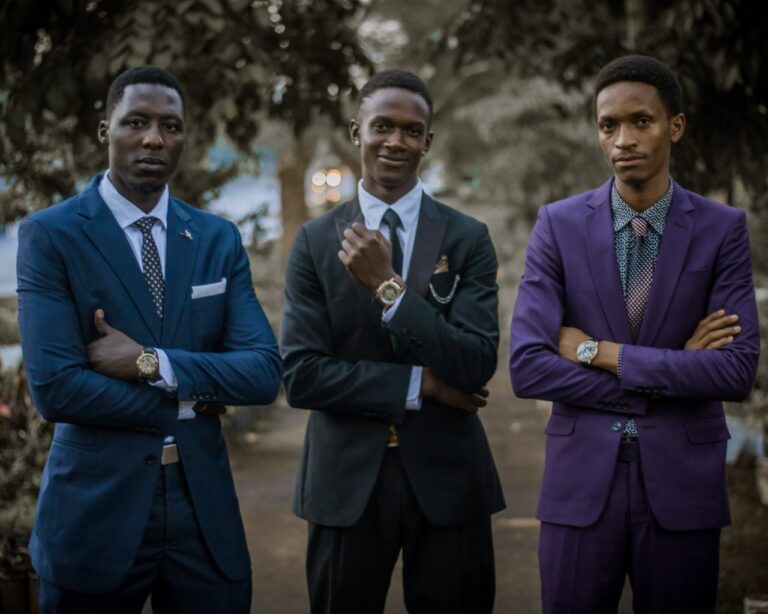 Black Menswear, Dallas, FlashMob, Black men in suits