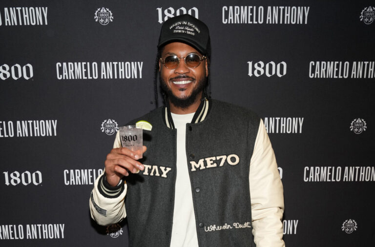 Carmelo Anthony Returns To Madison Square Garden To Celebrate Collaborative Collection With 1800 Tequila