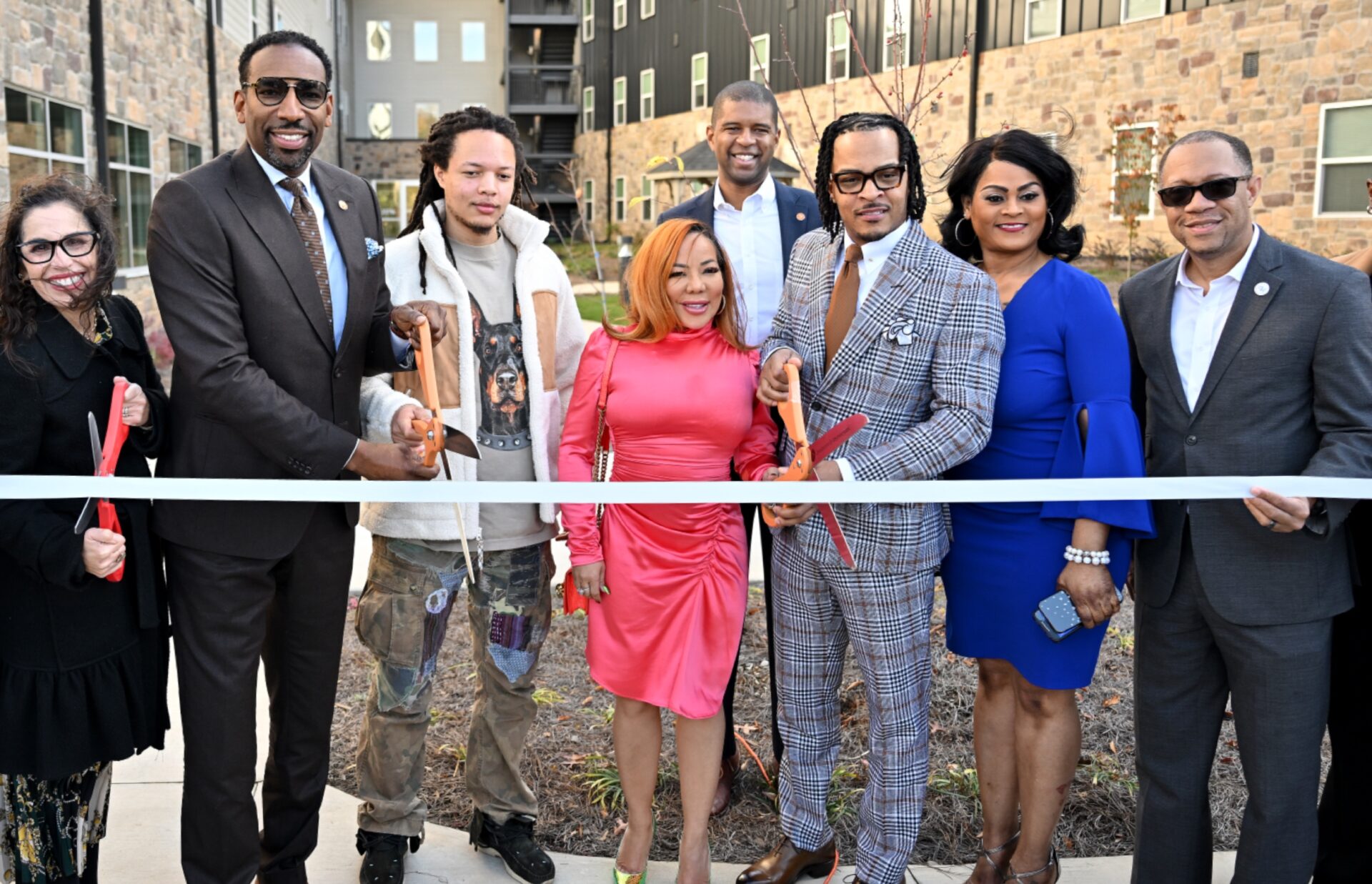 Atlanta Rapper T.I. Appears With Mayor Andre Dickens At Ribbon-Cutting Ceremony For Affordable Housing Development