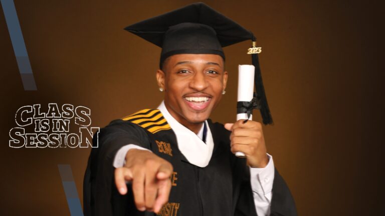 Myles Frost, Bowie State University, MJ: The Musical, graduation