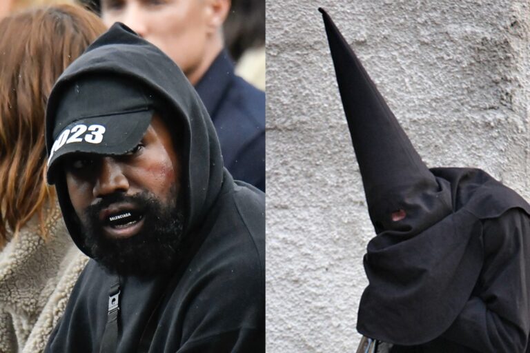 Kanye West Wears Black KKK Hood While Hosting ‘Vultures’ Listening Event