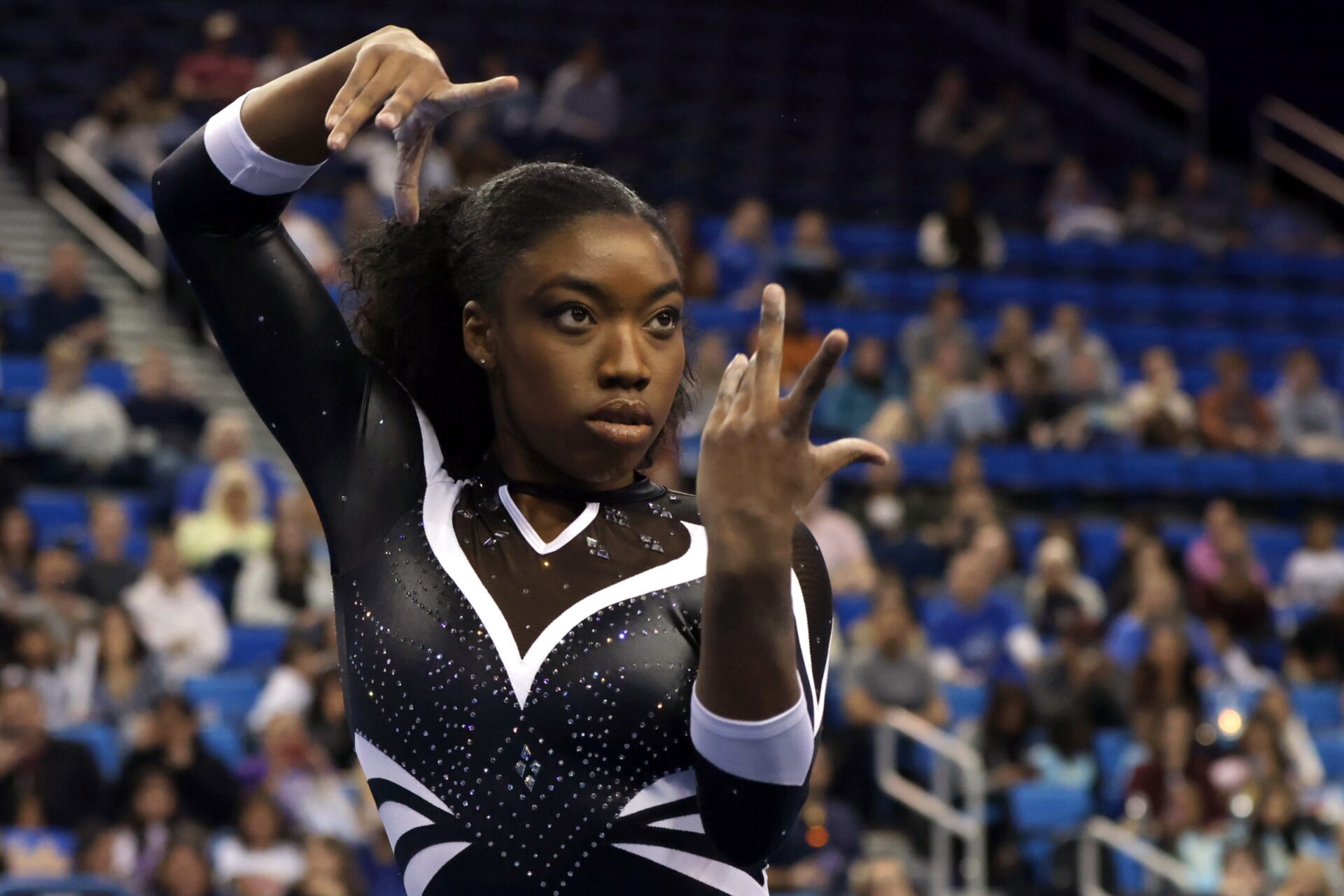 UCLA Gymnast Chae Campbell Eats Wakanda-Inspired Gymnastics Floor Routine