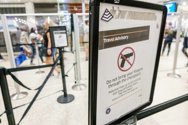 Last Year A Record Number Of Firearms Were Discovered At Airport Security Checkpoints
