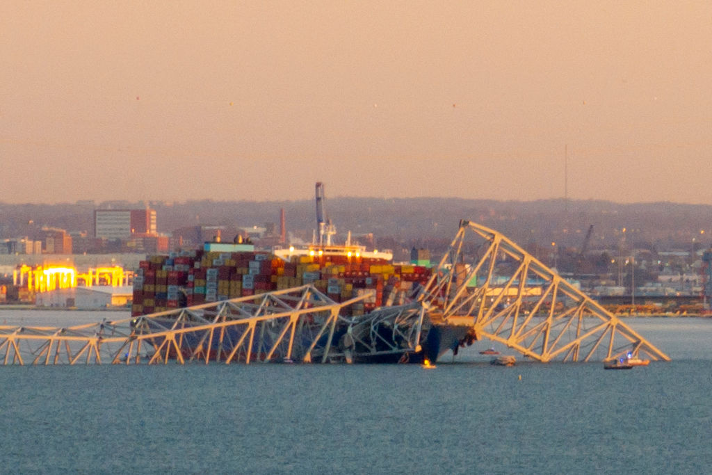 Baltimore’s Francis Scott Key Bridge Collapses After Being Struck By Ship