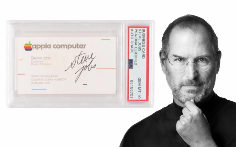Steve Jobs, Business Card