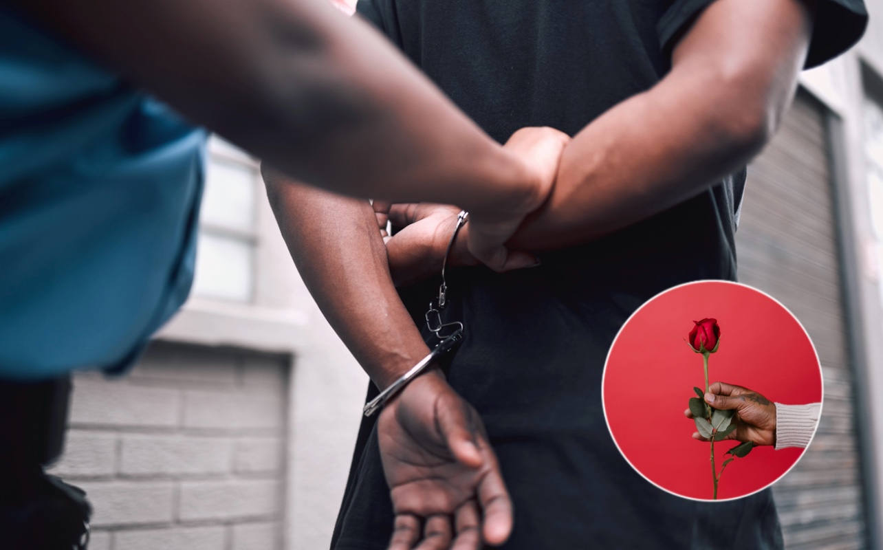 Imágenes muestran a agentes arrestando a un niño de 13 años por vender rosas