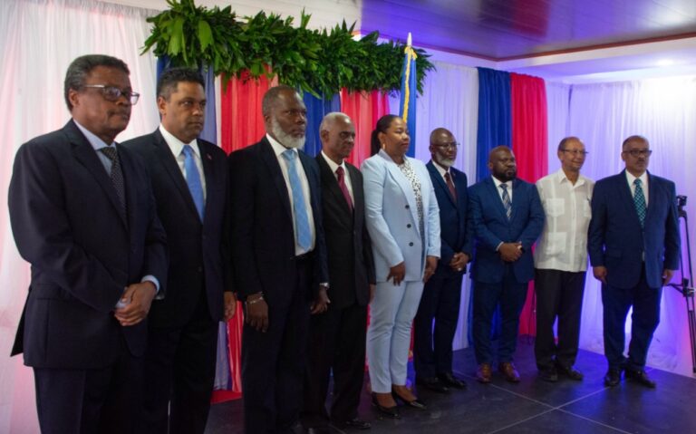 Members of the Haitian transitional council, Global, International, Port-au-Price, Haiti